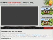 Tablet Screenshot of domki-wakacyjne.pl